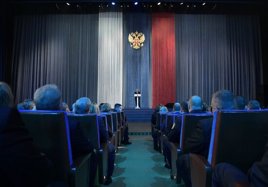 President Putin attends gala evening to mark Security Agency Workers’ Day