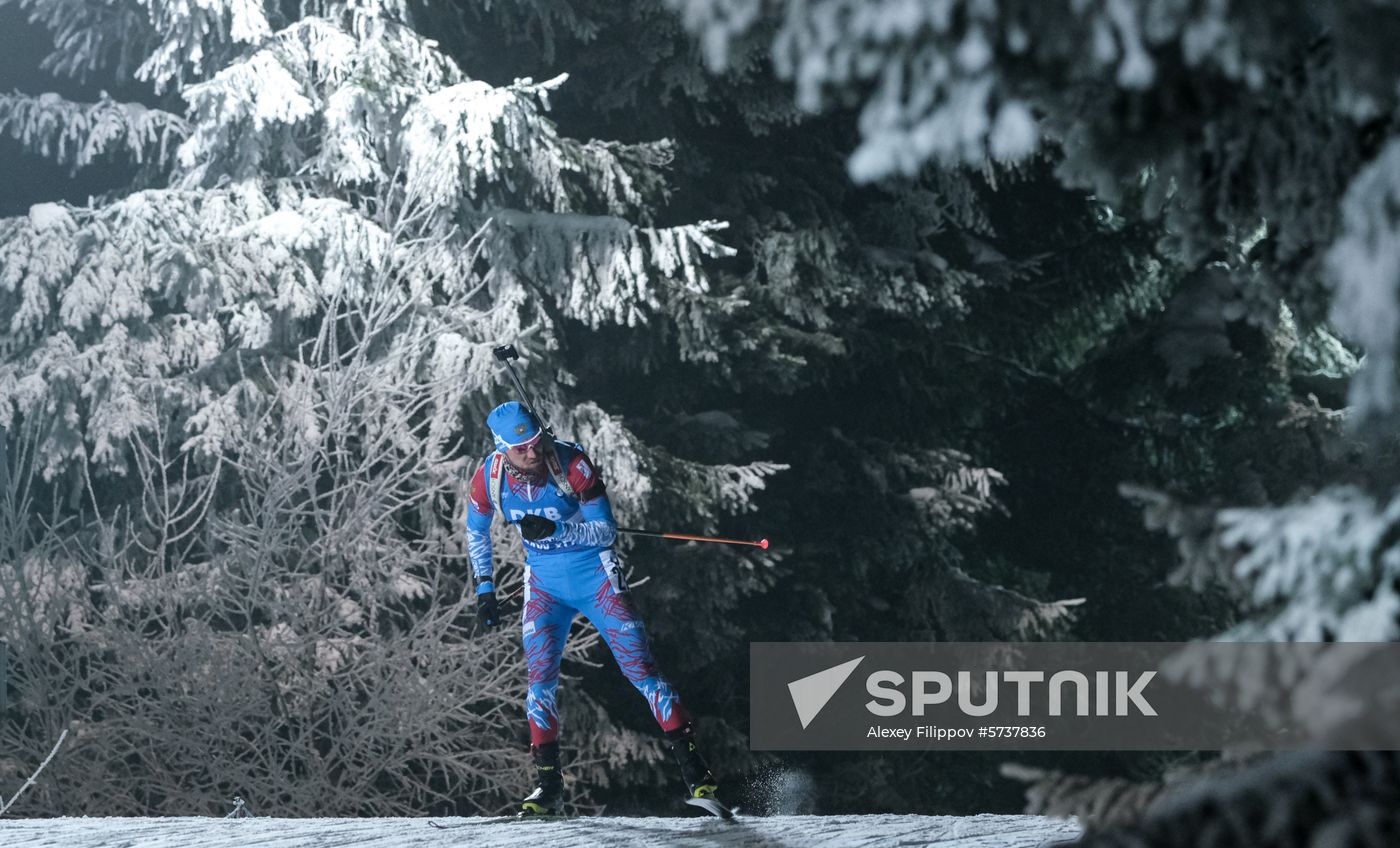 Czech Republic Biathlon World Cup Sprint Men