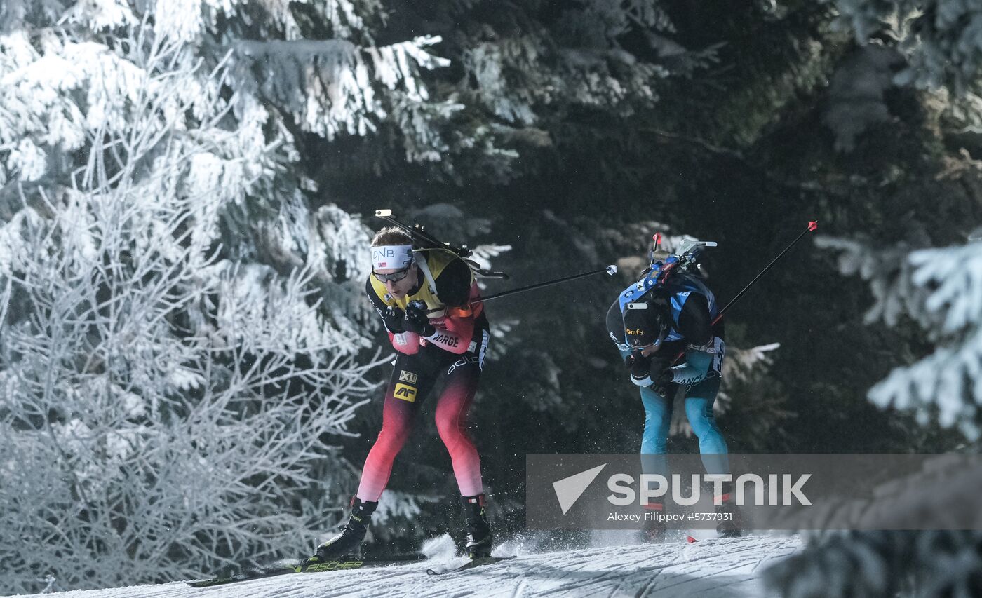 Czech Republic Biathlon World Cup Sprint Men