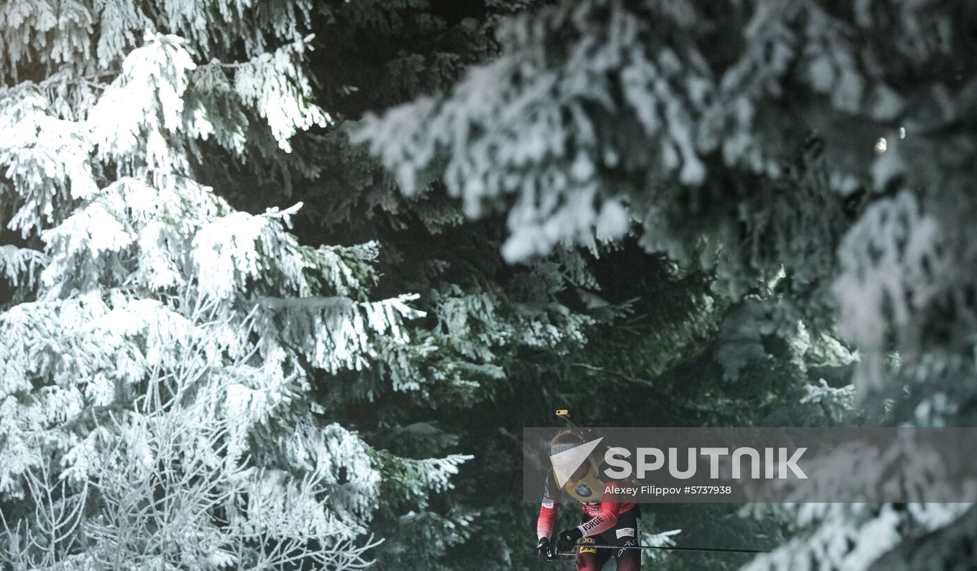 Czech Republic Biathlon World Cup Sprint Men