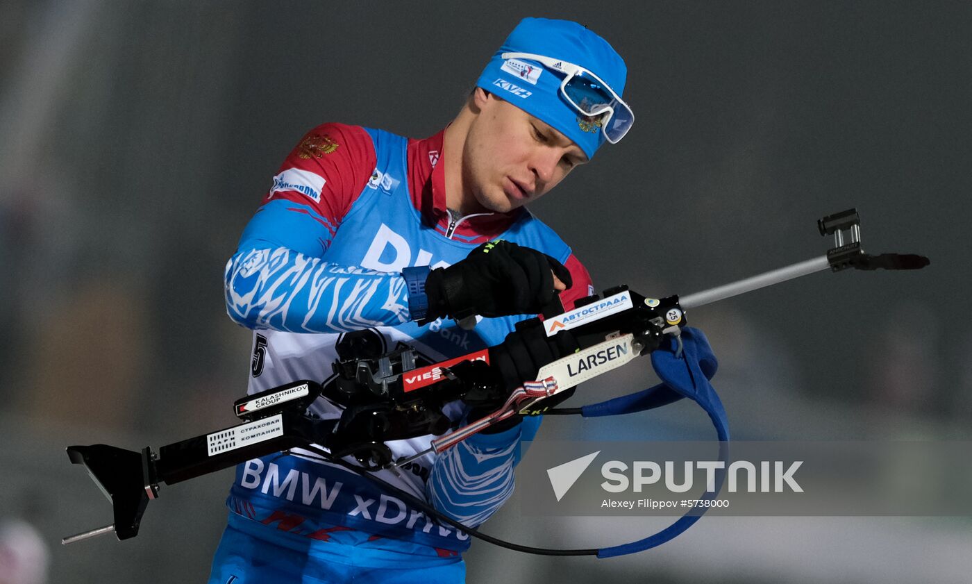 Czech Republic Biathlon World Cup Sprint Men