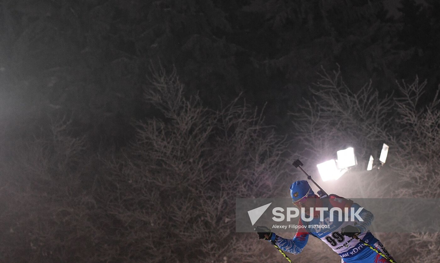 Czech Republic Biathlon World Cup Sprint Men