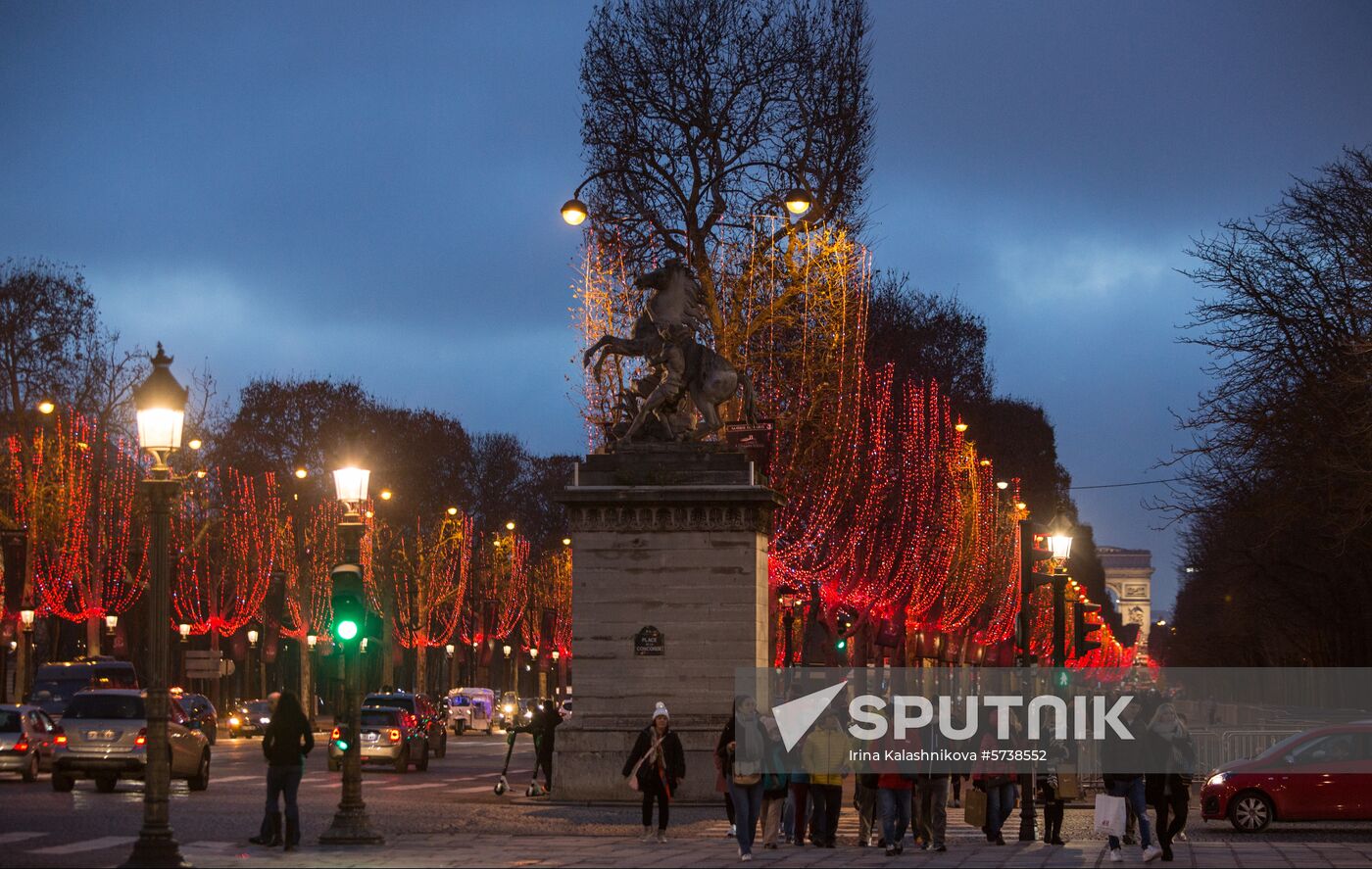 France Christmas Preparations