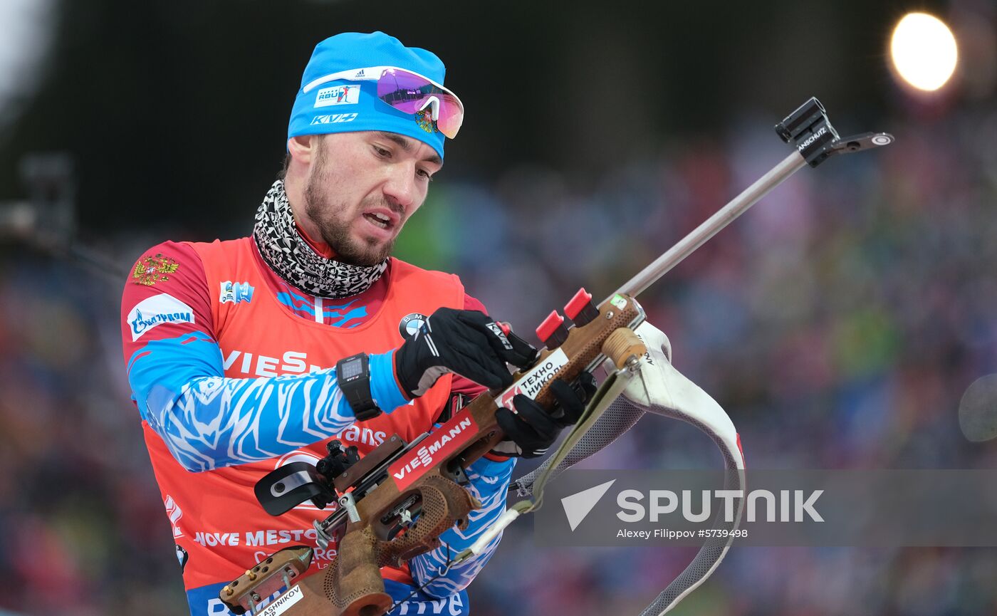 Czech Republic Biathlon World Cup Pursuit Men