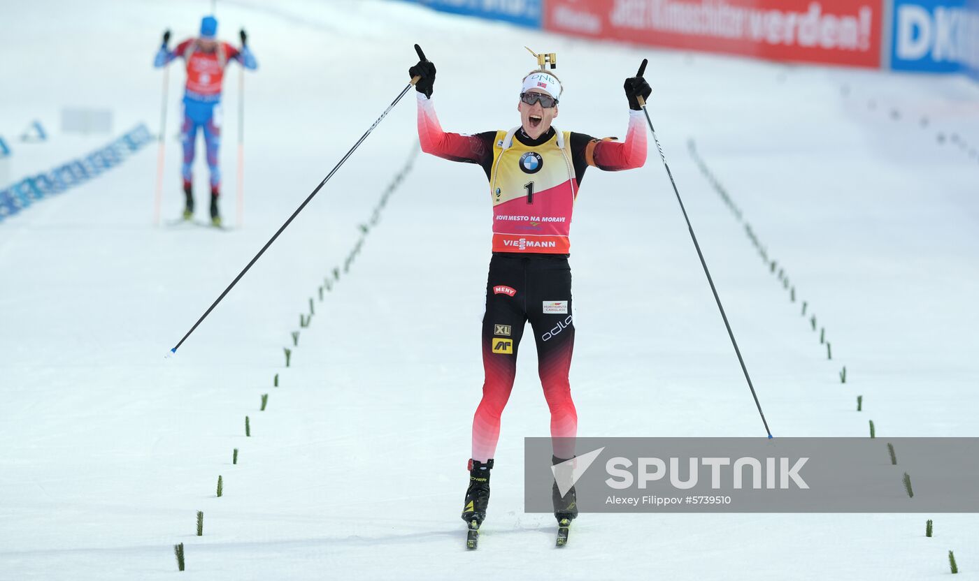Czech Republic Biathlon World Cup Pursuit Men