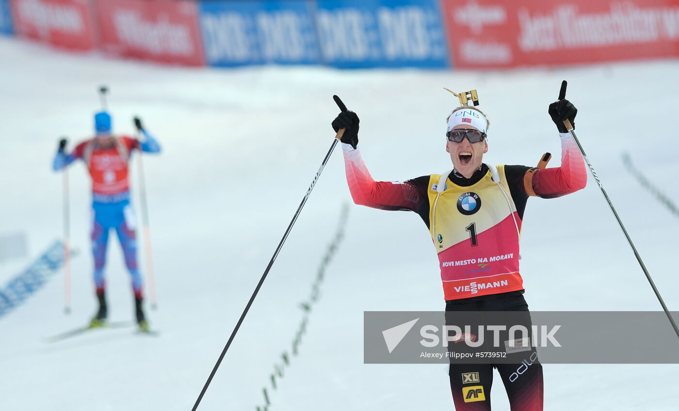 Czech Republic Biathlon World Cup Pursuit Men