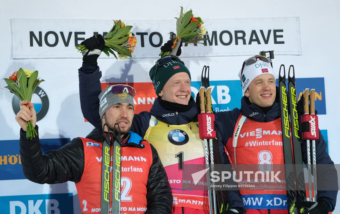 Czech Republic Biathlon World Cup Pursuit Men