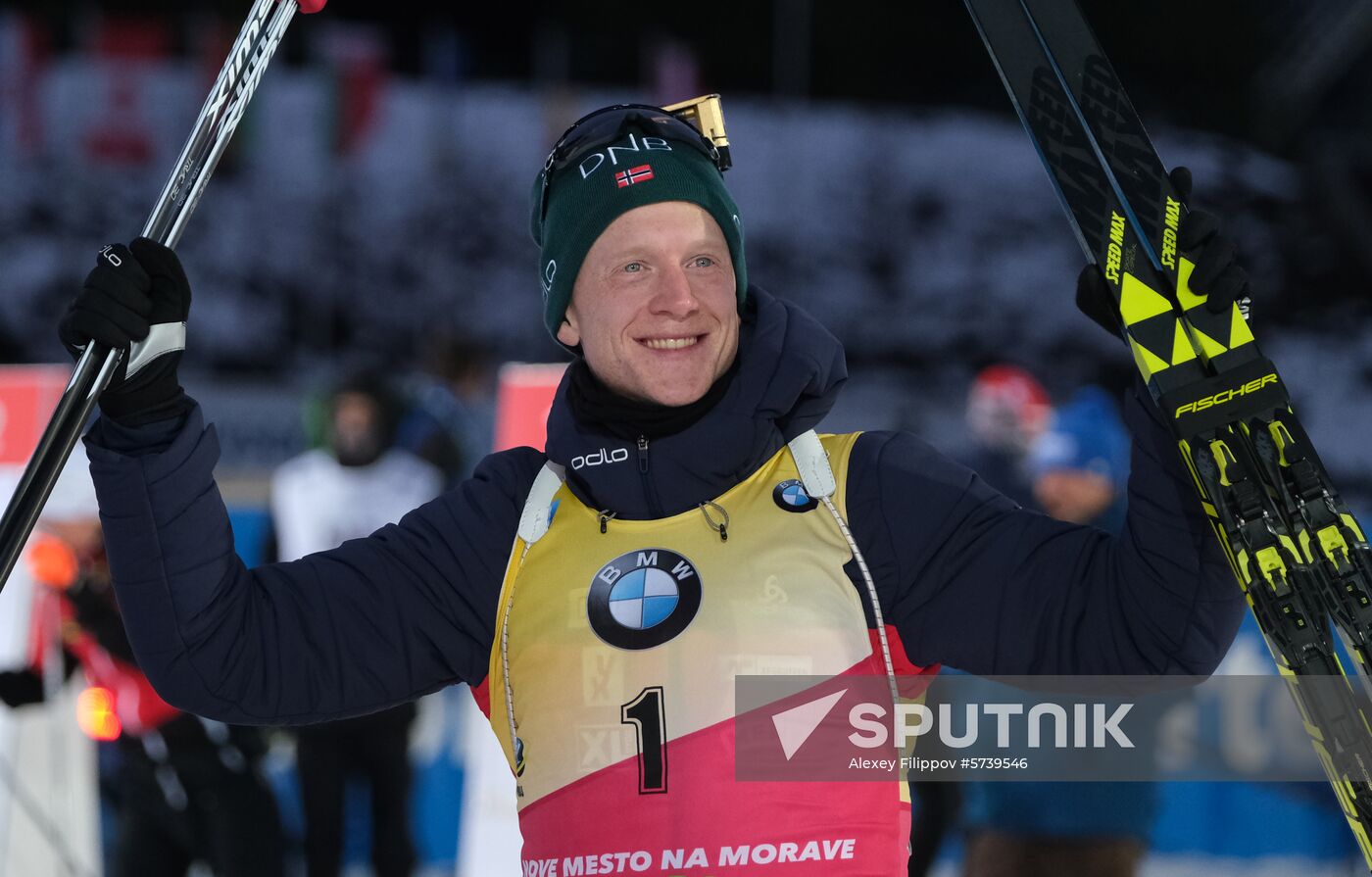Czech Republic Biathlon World Cup Pursuit Men