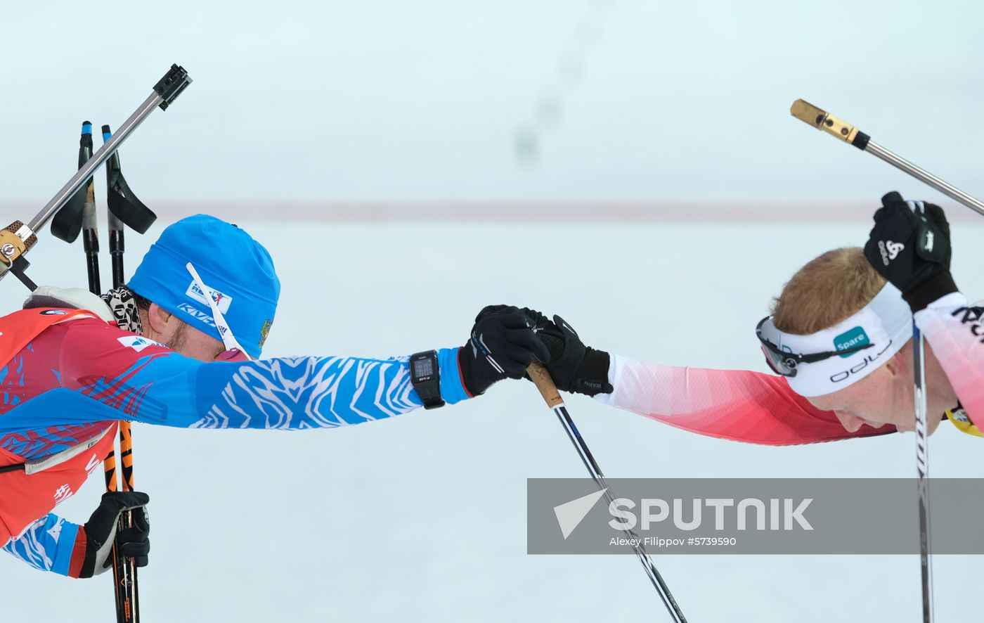 Czech Republic Biathlon World Cup Pursuit Men