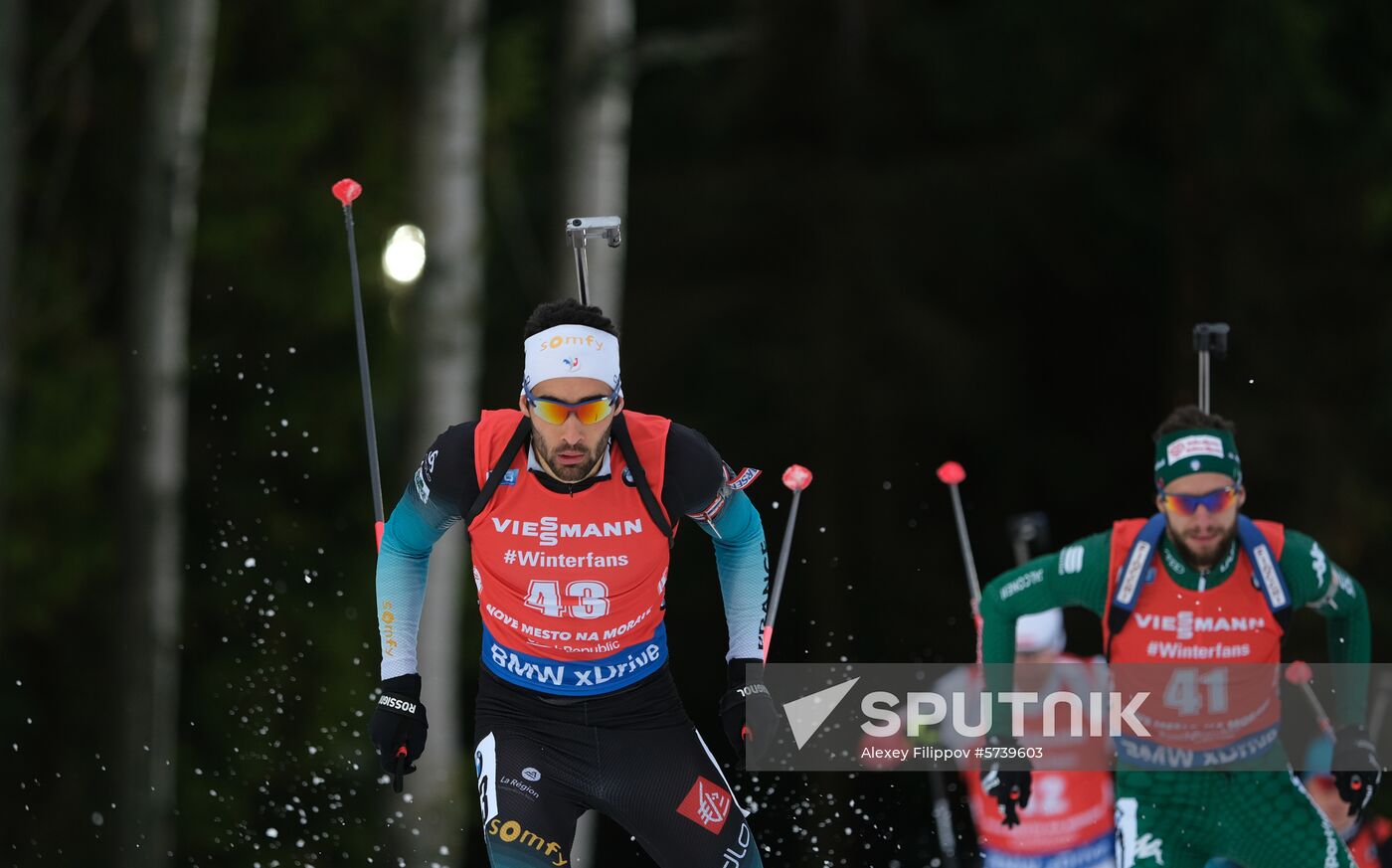 Czech Republic Biathlon World Cup Pursuit Men