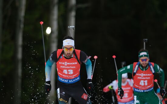 Czech Republic Biathlon World Cup Pursuit Men