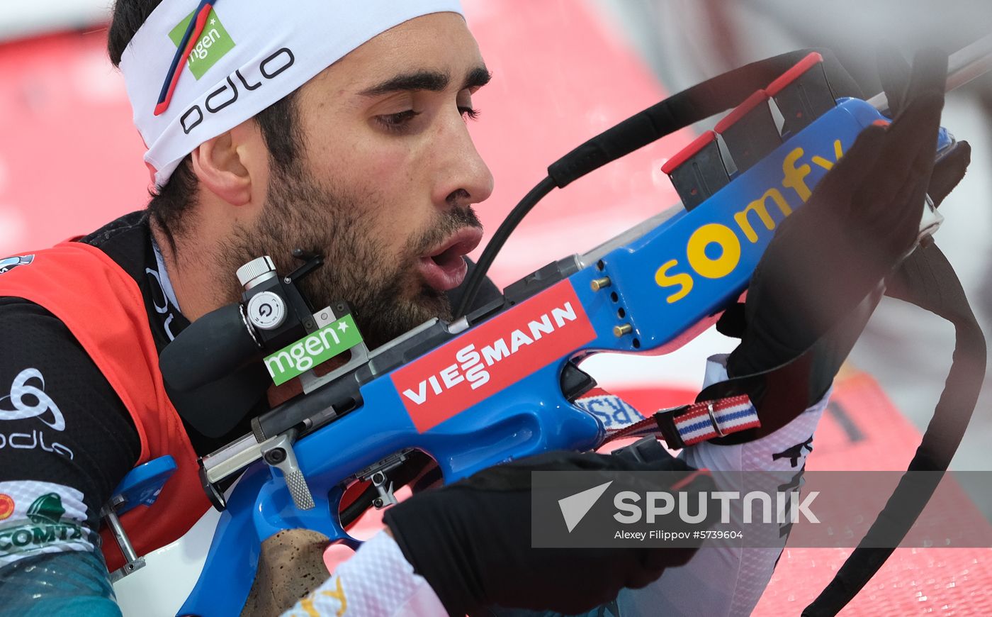 Czech Republic Biathlon World Cup Pursuit Men