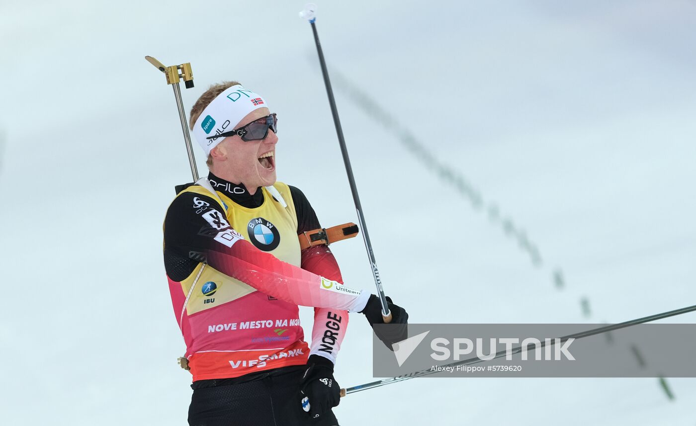 Czech Republic Biathlon World Cup Pursuit Men