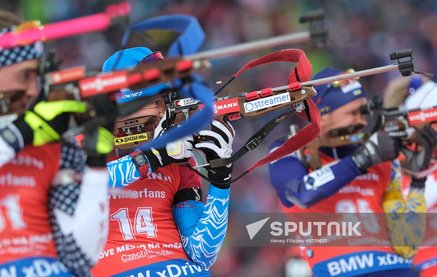 Czech Republic Biathlon World Cup Pursuit Men