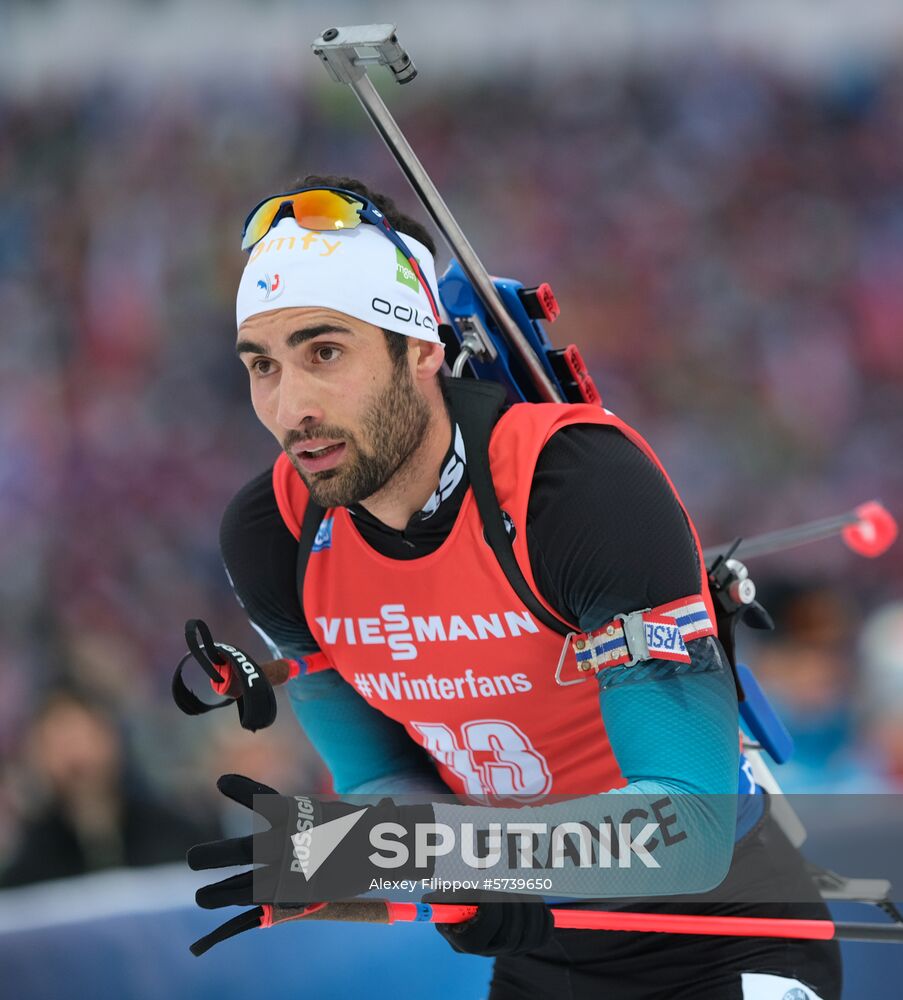 Czech Republic Biathlon World Cup Pursuit Men