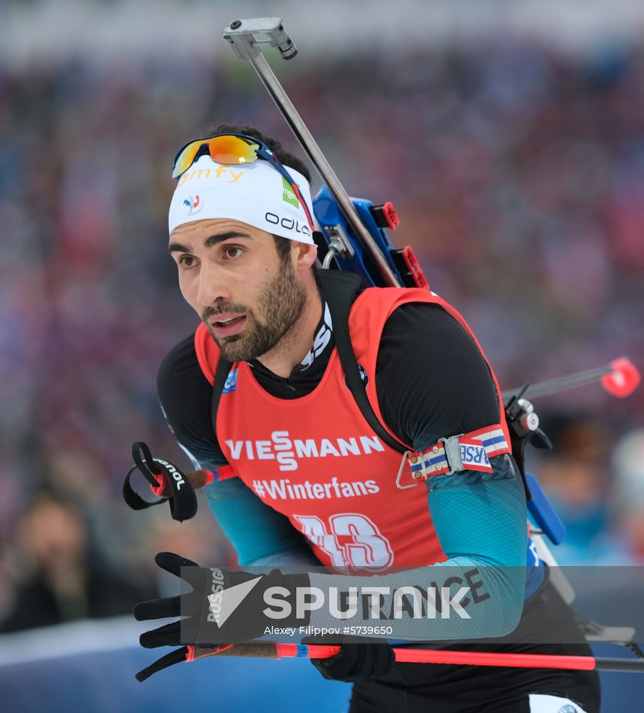 Czech Republic Biathlon World Cup Pursuit Men