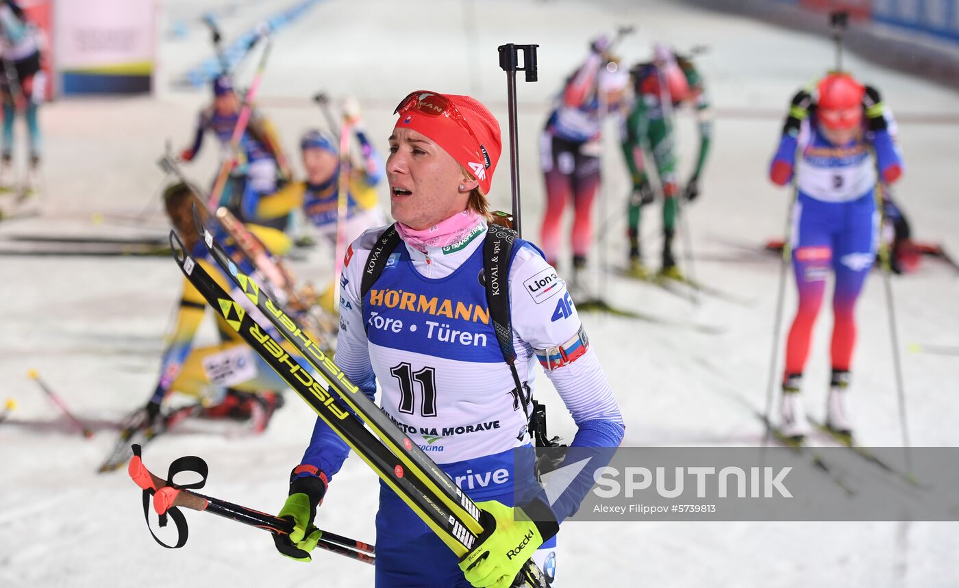Czech Republic Biathlon World Cup Pursuit Women