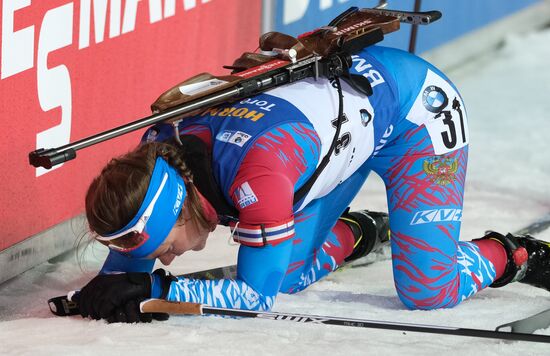 Czech Republic Biathlon World Cup Pursuit Women 