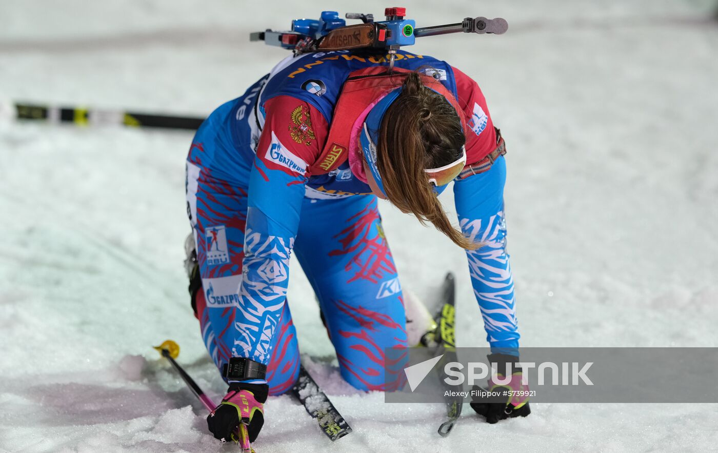 Czech Republic Biathlon World Cup Pursuit Women