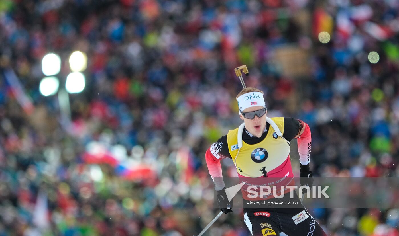 Czech Republic Biathlon World Cup Pursuit Men