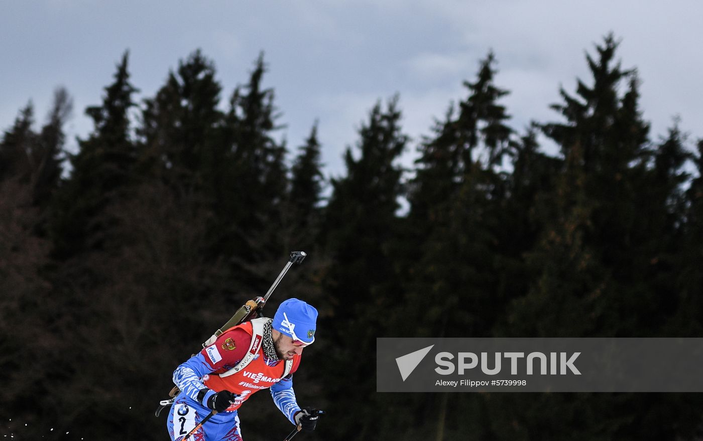 Czech Republic Biathlon World Cup Pursuit Men