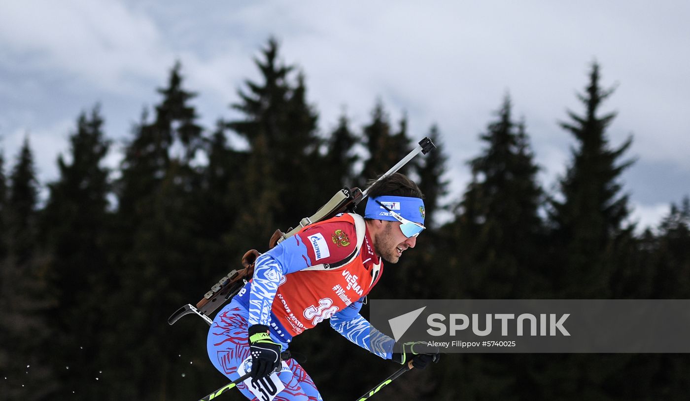 Czech Republic Biathlon World Cup Pursuit Men