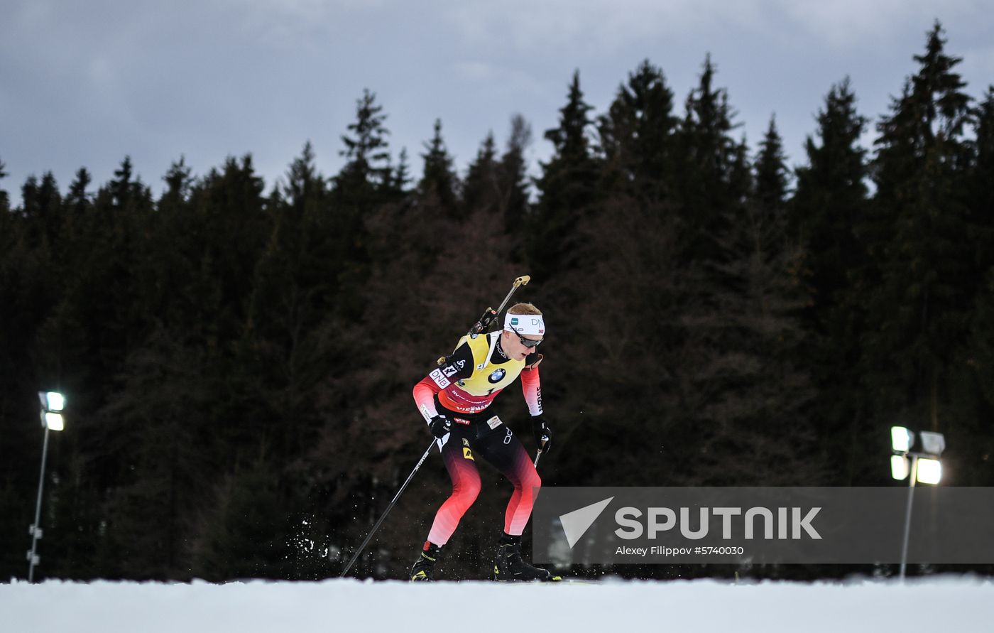 Czech Republic Biathlon World Cup Pursuit Men