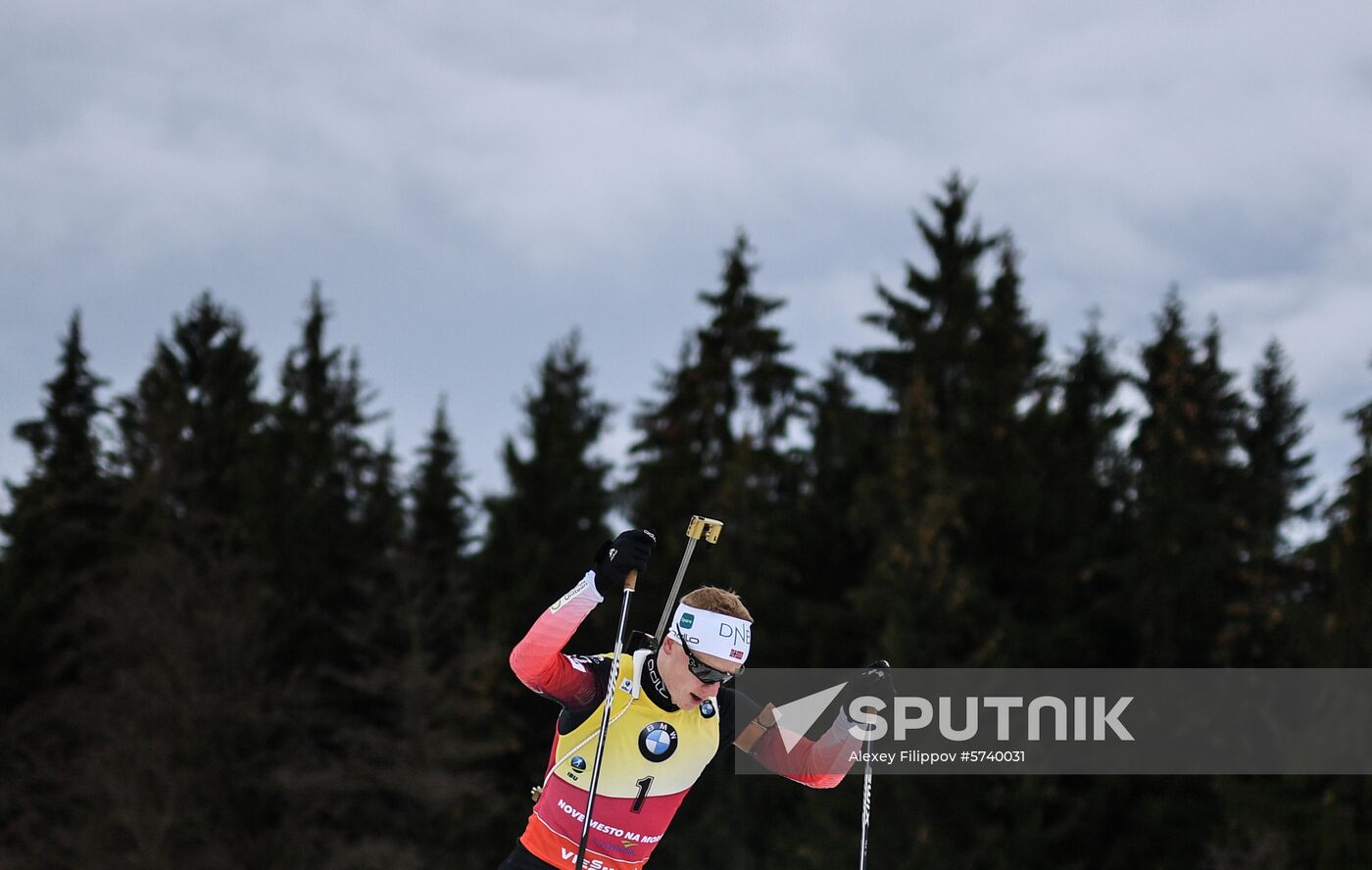 Czech Republic Biathlon World Cup Pursuit Men