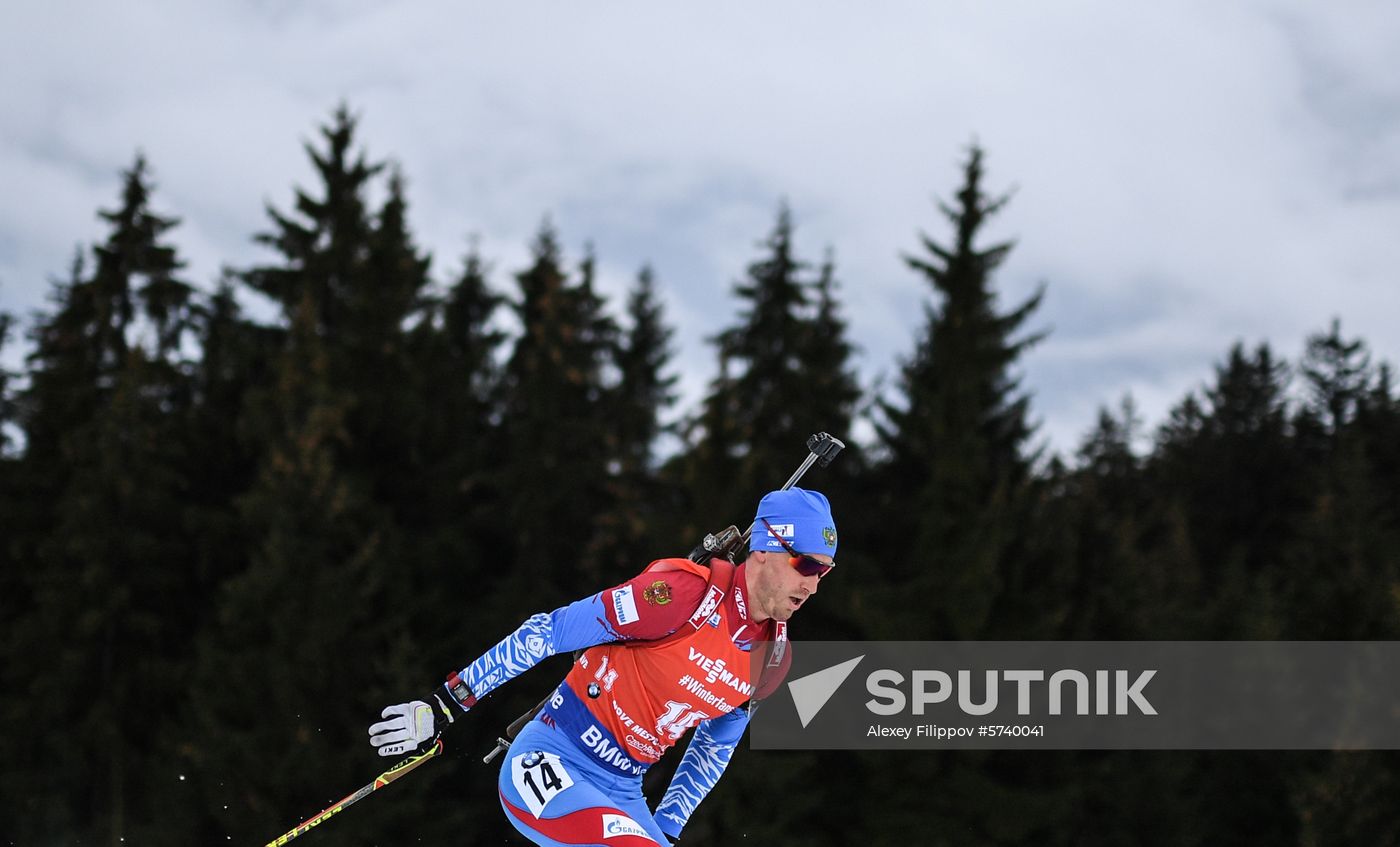 Czech Republic Biathlon World Cup Pursuit Men