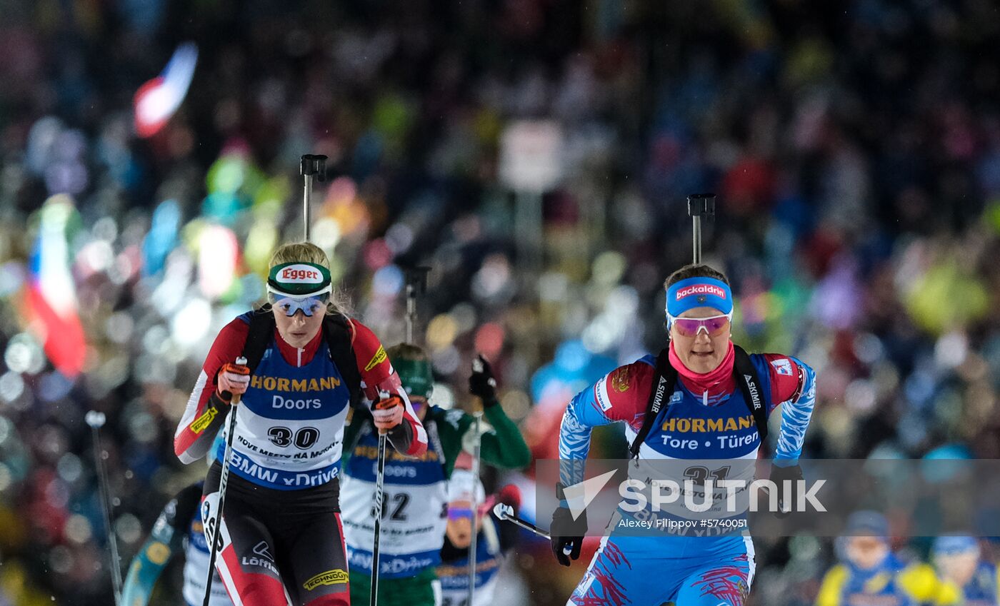Czech Republic Biathlon World Cup Pursuit Women