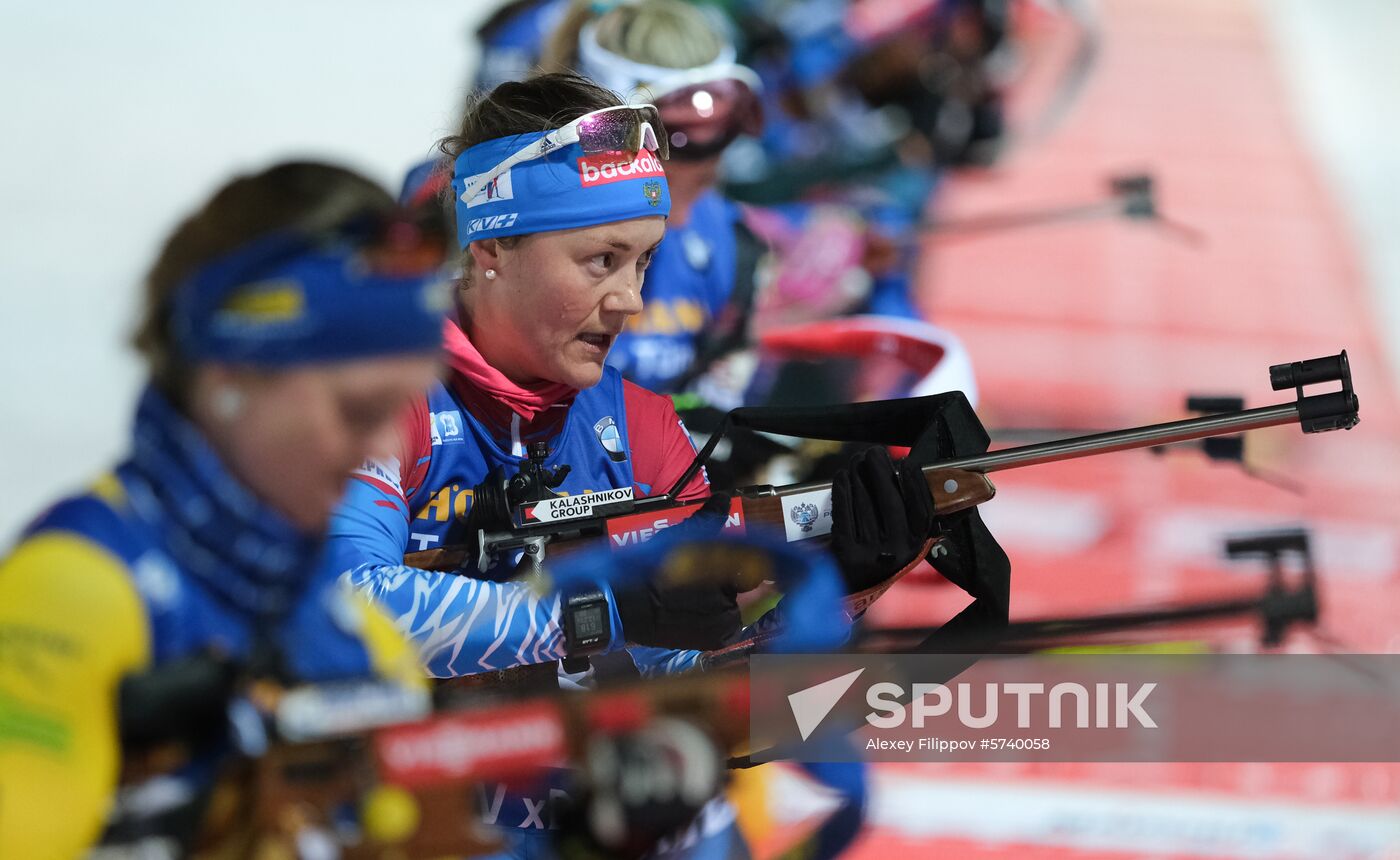 Czech Republic Biathlon World Cup Pursuit Women