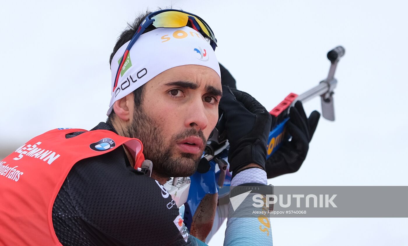 Czech Republic Biathlon World Cup Pursuit Men