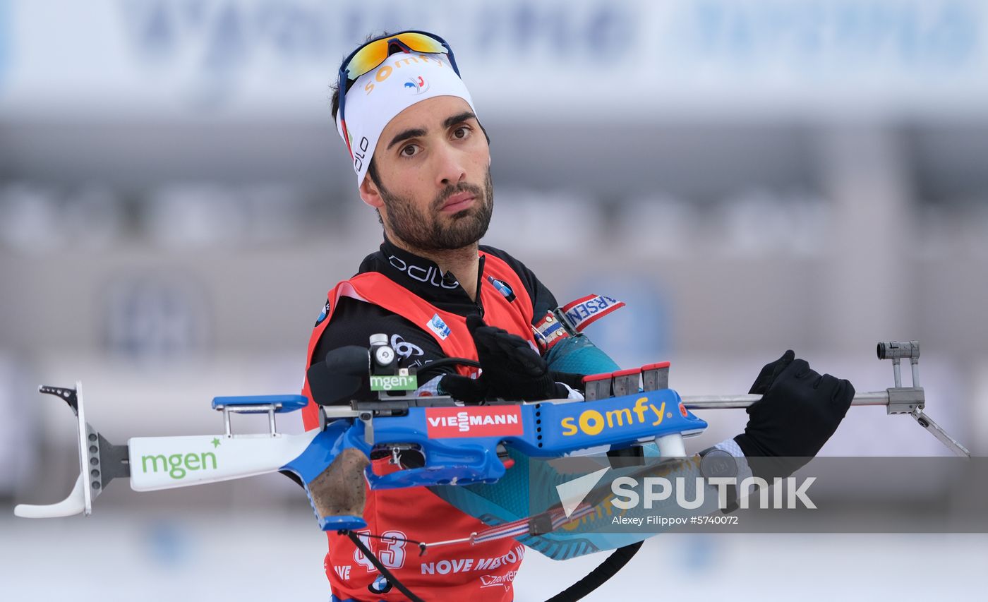 Czech Republic Biathlon World Cup Pursuit Men