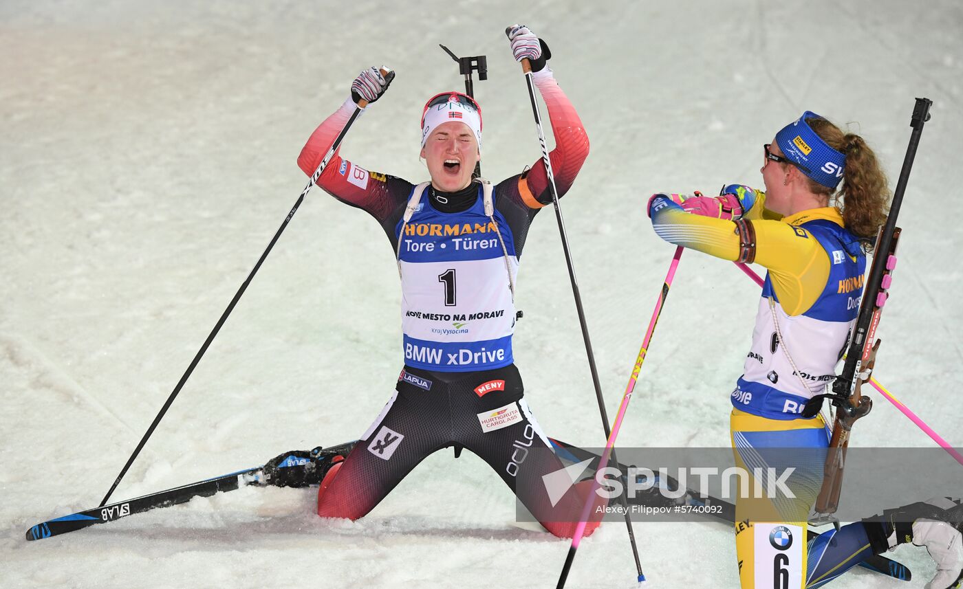 Czech Republic Biathlon World Cup Pursuit Women