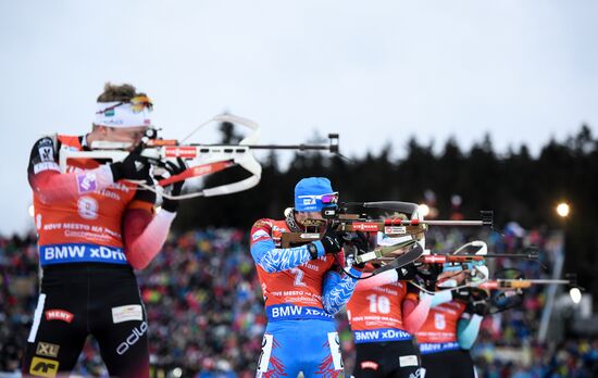 Czech Republic Biathlon World Cup Pursuit Men