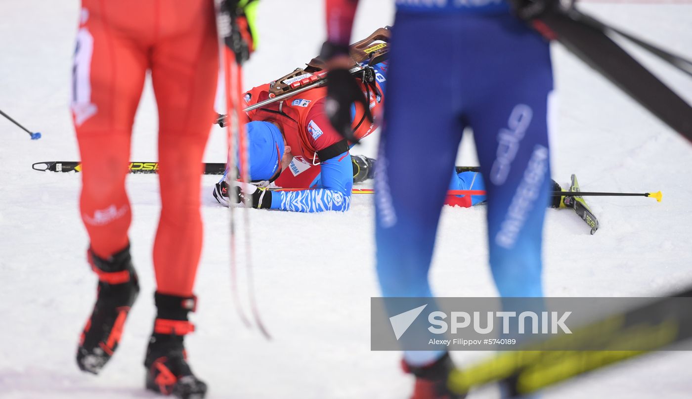 Czech Republic Biathlon World Cup Pursuit Men