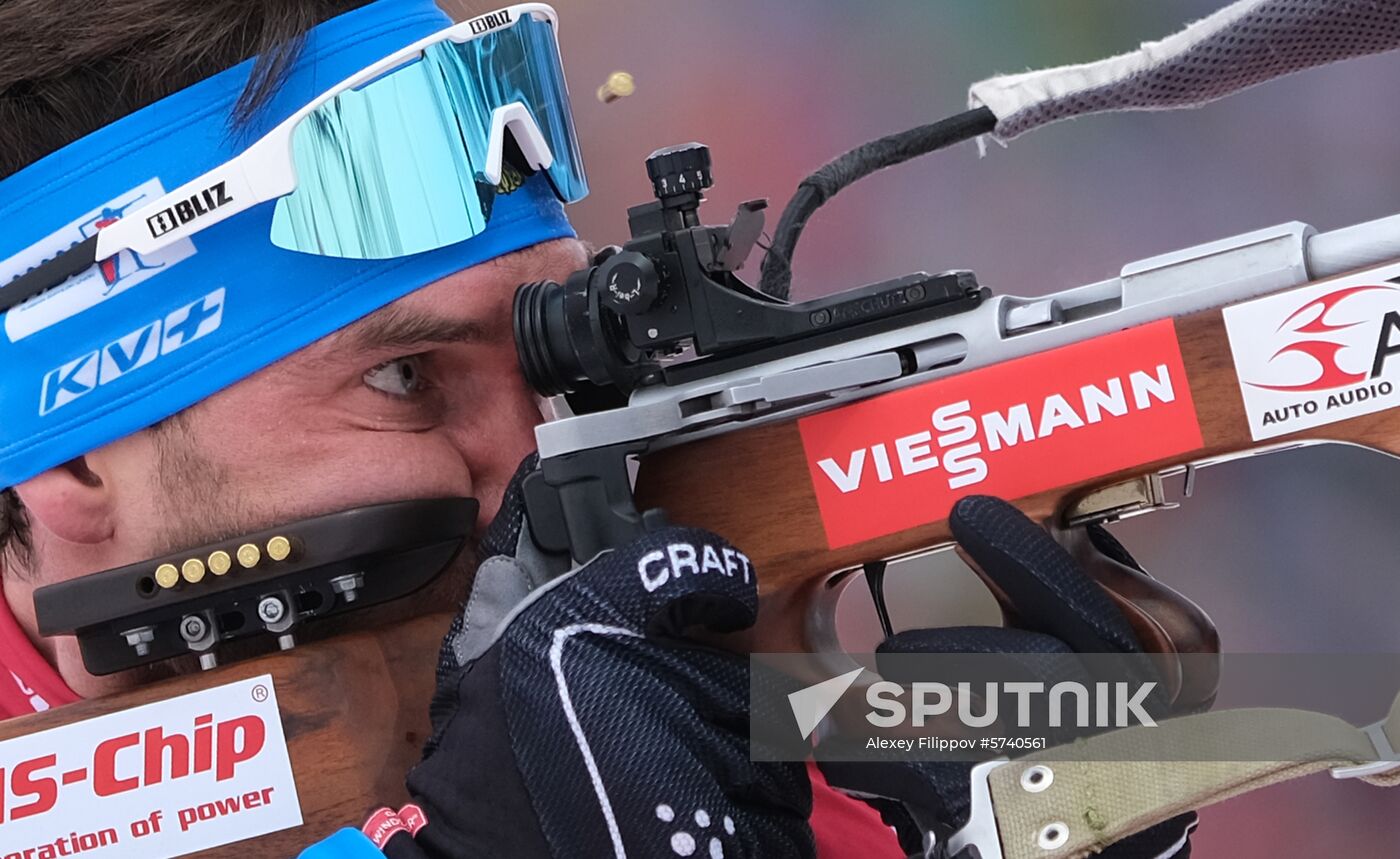 Czech Republic Biathlon World Cup Mass Start Men