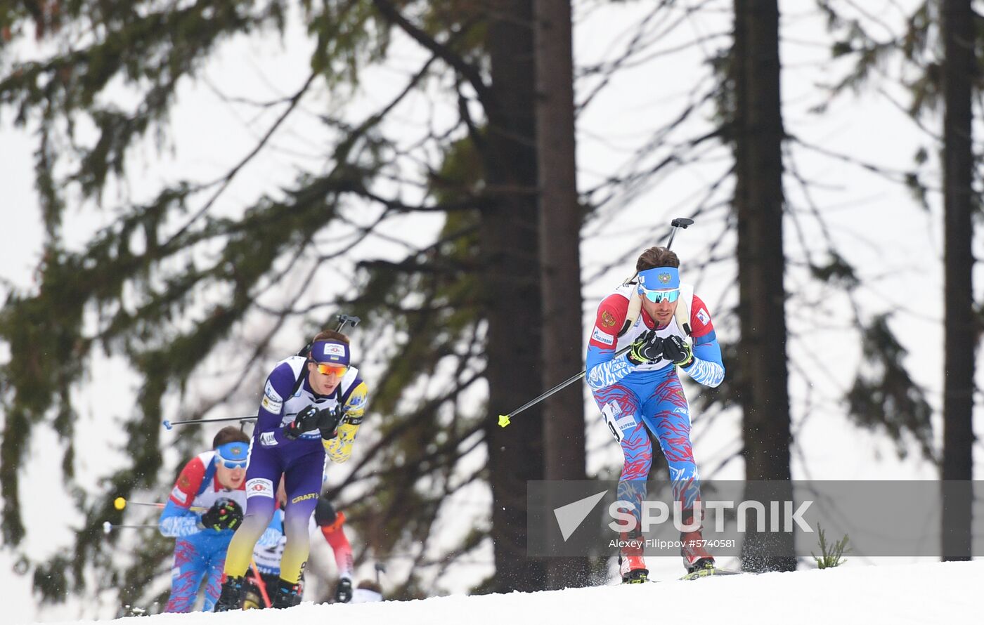 Czech Republic Biathlon World Cup Mass Start Men