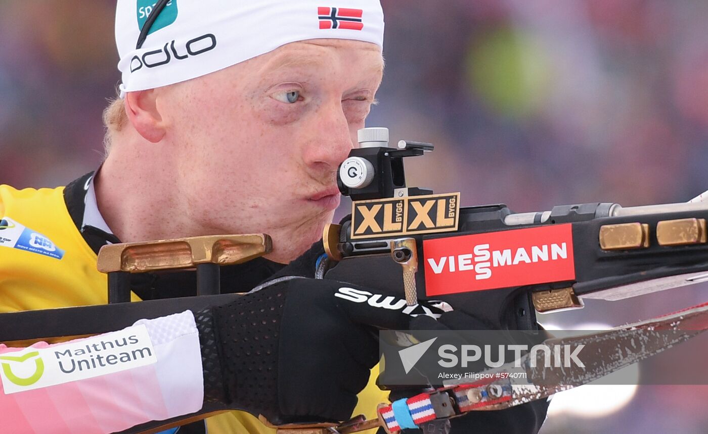 Czech Republic Biathlon World Cup Mass Start Men