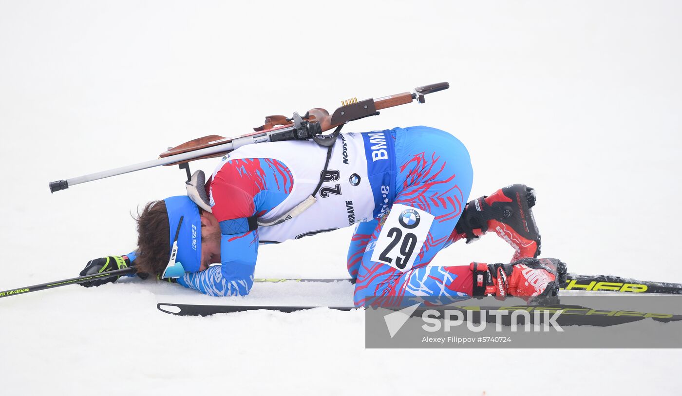 Czech Republic Biathlon World Cup Mass Start Men