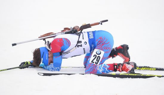 Czech Republic Biathlon World Cup Mass Start Men