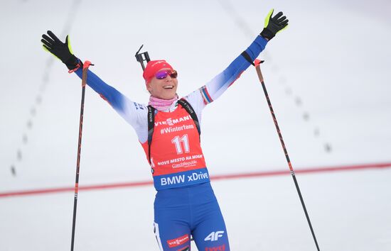 Czech Republic Biathlon World Cup Mass Start Women