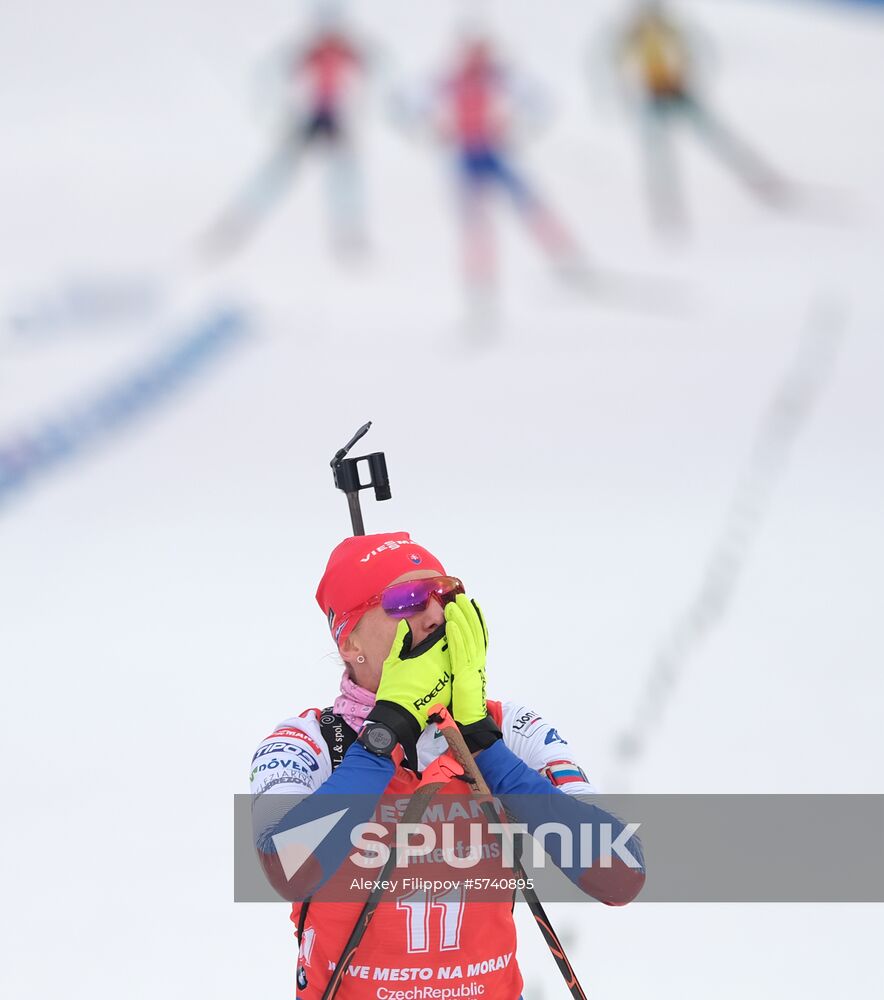 Czech Republic Biathlon World Cup Mass Start Women