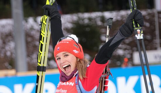 Czech Republic Biathlon World Cup Mass Start Women