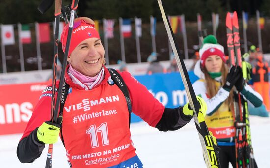 Czech Republic Biathlon World Cup Mass Start Women