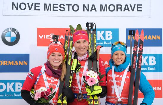 Czech Republic Biathlon World Cup Mass Start Women