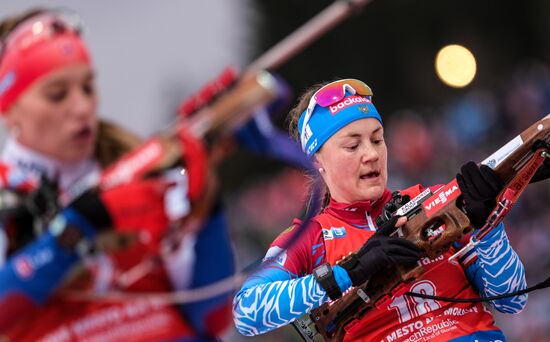 Czech Republic Biathlon World Cup Mass Start Women