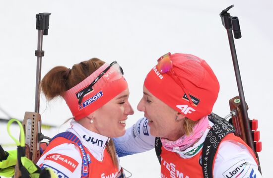 Czech Republic Biathlon World Cup Mass Start Women