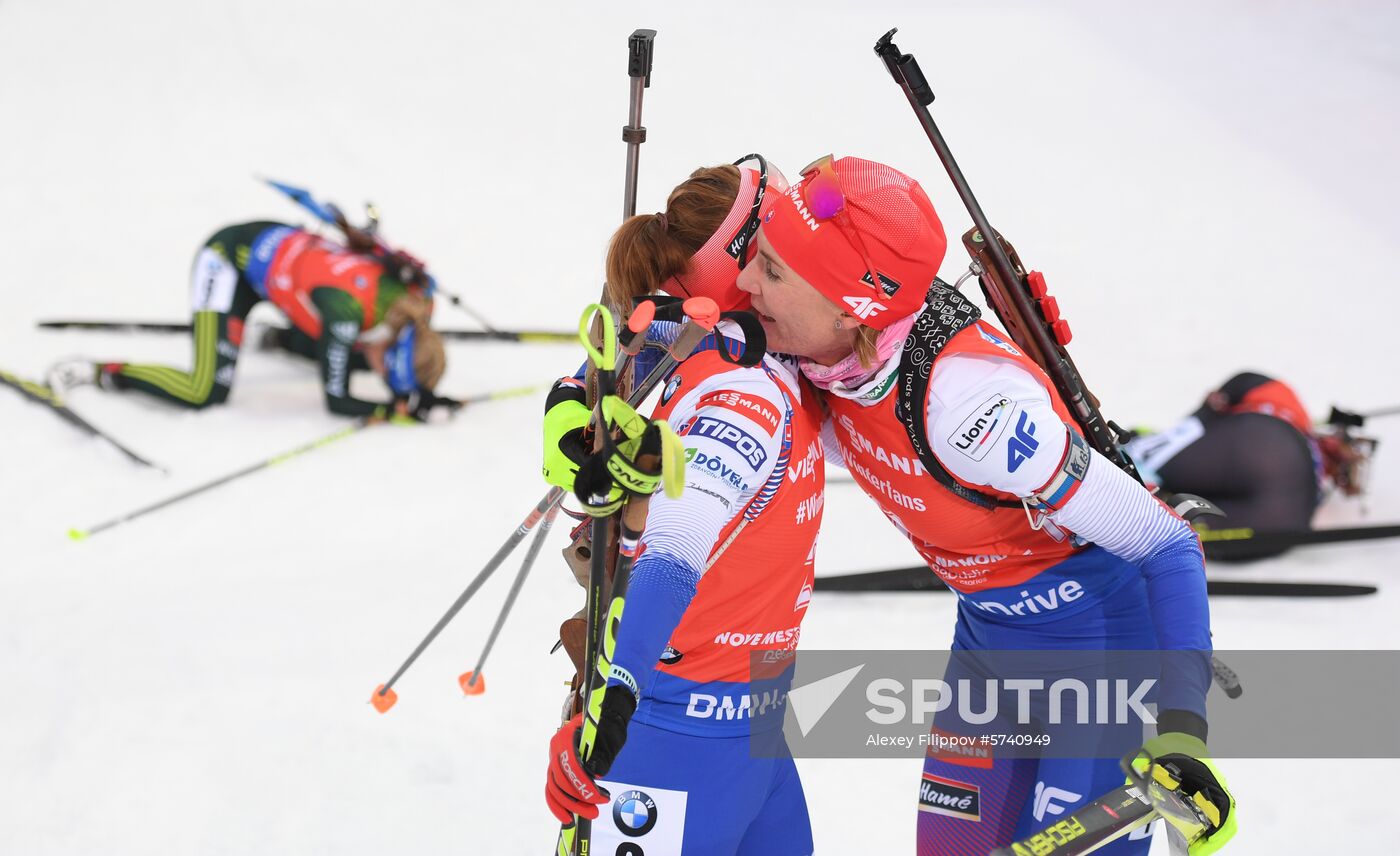 Czech Republic Biathlon World Cup Mass Start Women