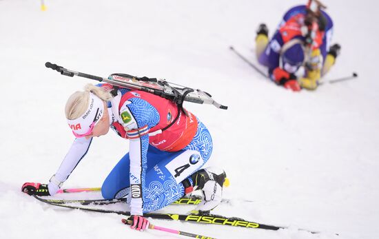 Czech Republic Biathlon World Cup Mass Start Women